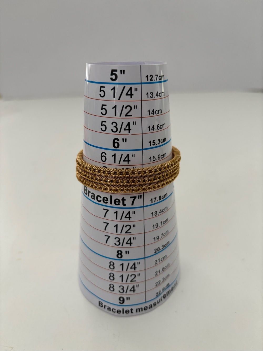 Gold-Tone Triple-Mesh Bracelet - Picture 10 of 15